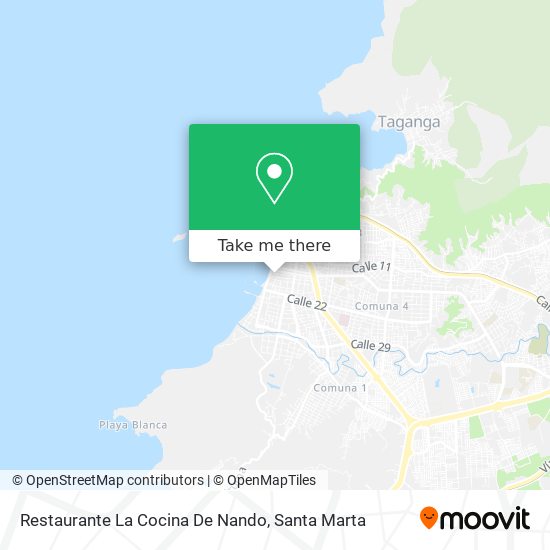 Restaurante La Cocina De Nando map