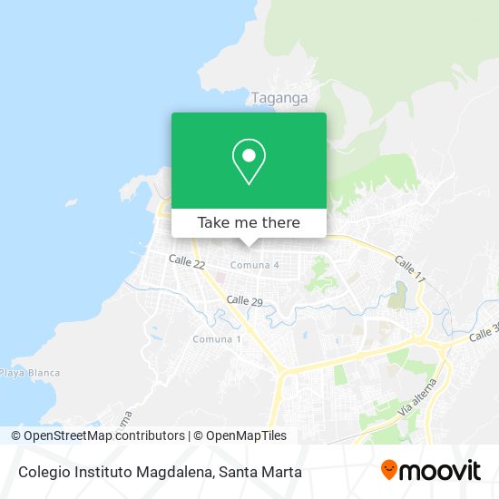 Mapa de Colegio Instituto Magdalena