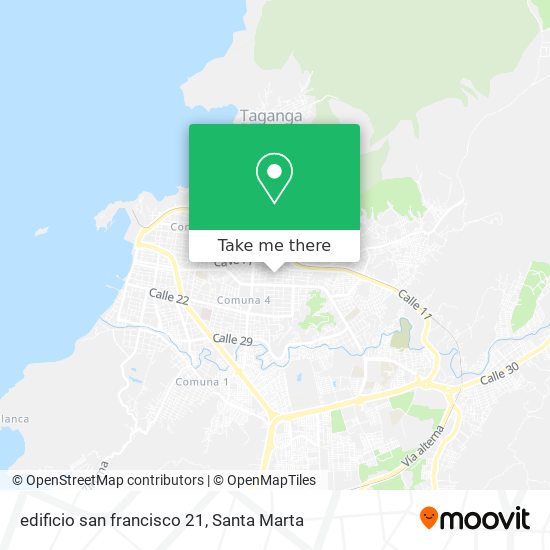 edificio san francisco 21 map