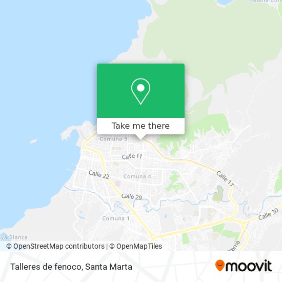 Mapa de Talleres de fenoco