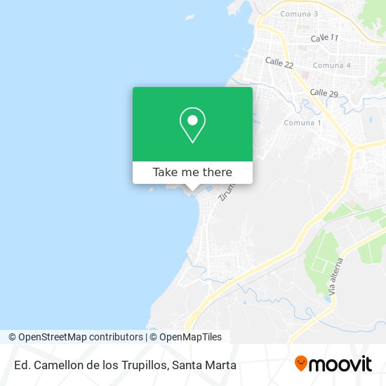 Ed. Camellon de los Trupillos map