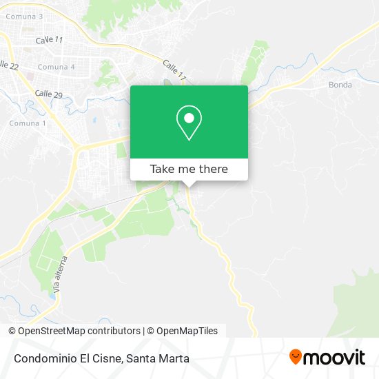 Condominio El Cisne map