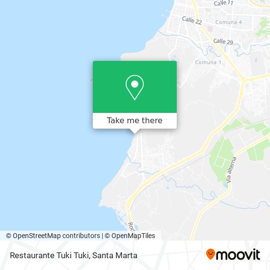 Restaurante Tuki Tuki map