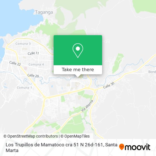 Los Trupillos de Mamatoco cra 51 N 26d-161 map