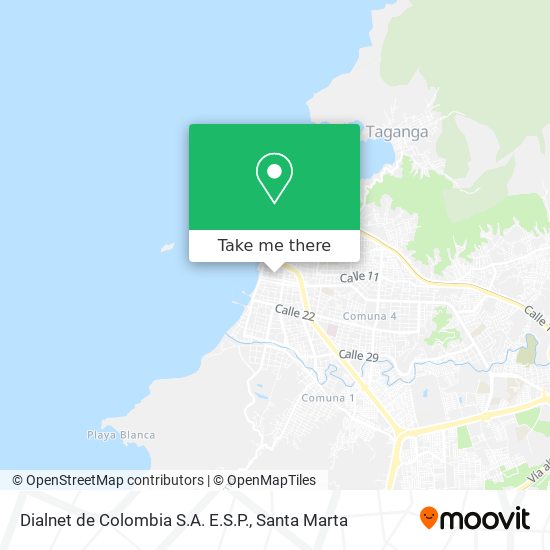Dialnet de Colombia S.A. E.S.P. map