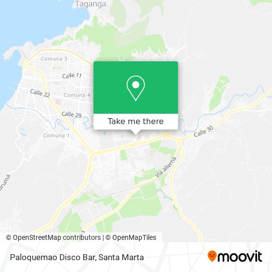 Paloquemao Disco Bar map