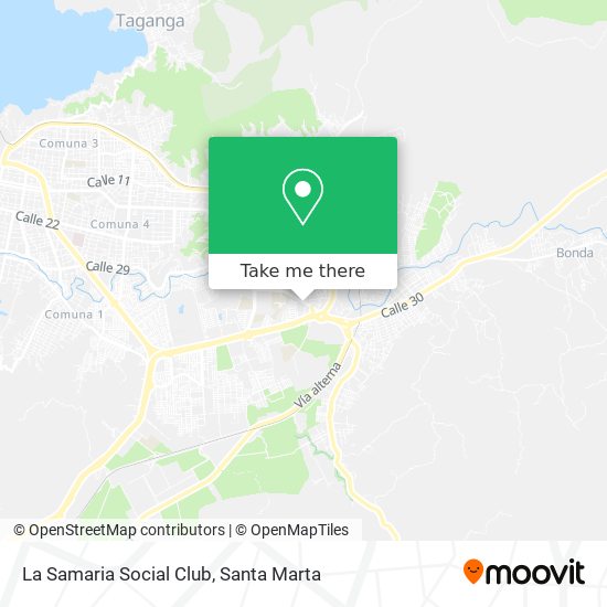 La Samaria Social Club map