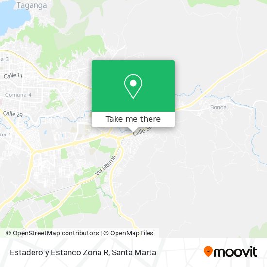 Estadero y Estanco Zona R map