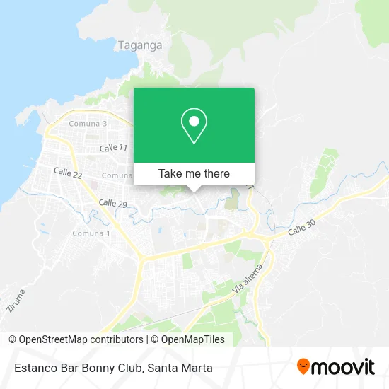 Mapa de Estanco Bar Bonny Club