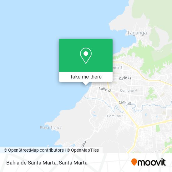 Bahía de Santa Marta map