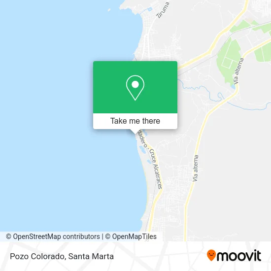 Mapa de Pozo Colorado