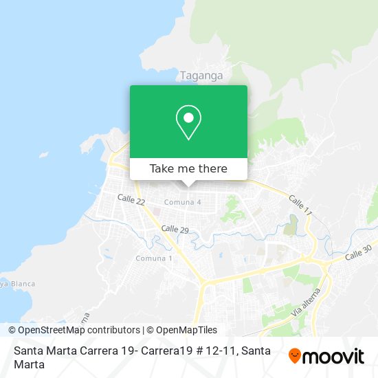 Santa Marta Carrera 19- Carrera19 # 12-11 map