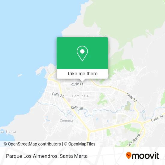 Mapa de Parque Los Almendros
