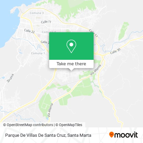 Mapa de Parque De Villas De Santa Cruz