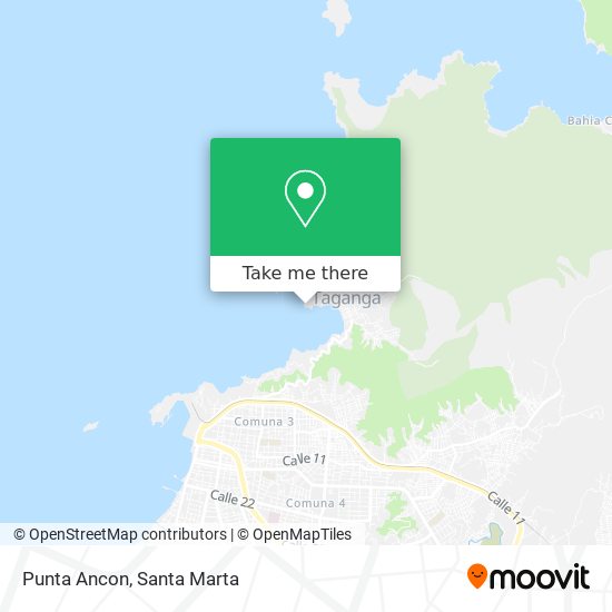 Punta Ancon map