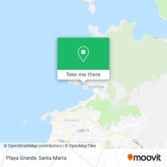 Mapa de Playa Grande