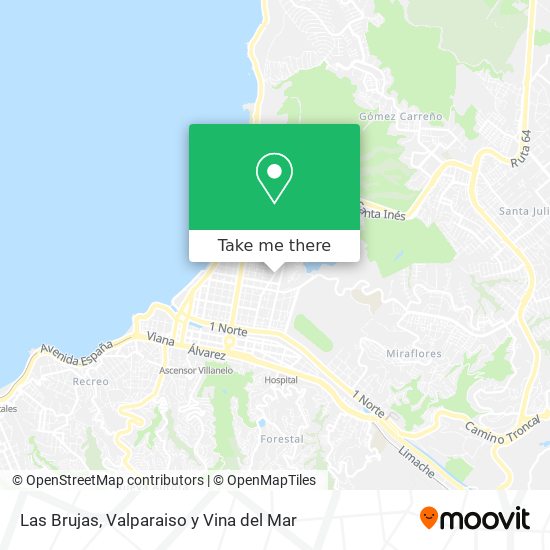 Las Brujas map
