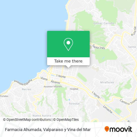 Mapa de Farmacia Ahumada