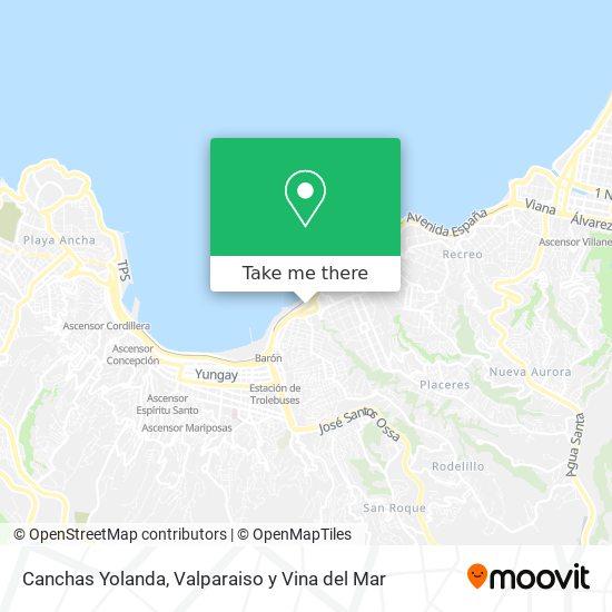 Canchas Yolanda map
