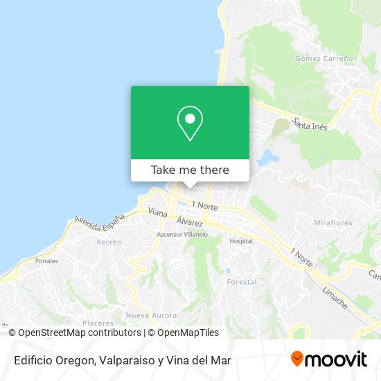 Edificio Oregon map