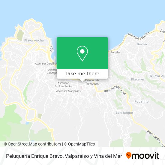 Mapa de Peluquería Enrique Bravo