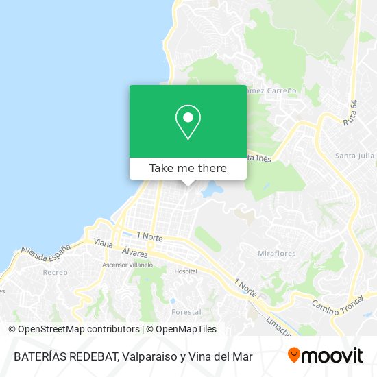 BATERÍAS REDEBAT map