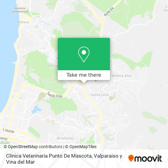 Mapa de Clínica Veterinaria Punto De Mascota