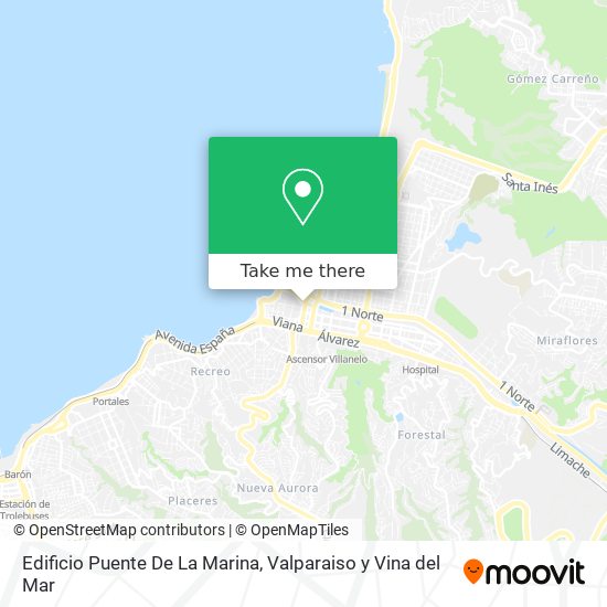 Mapa de Edificio Puente De La Marina