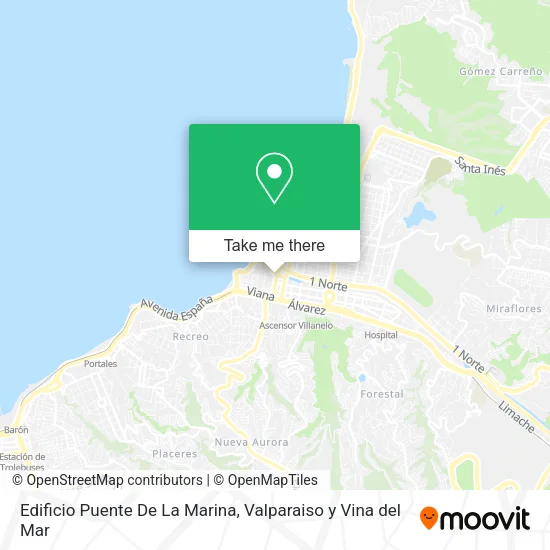 Mapa de Edificio Puente De La Marina