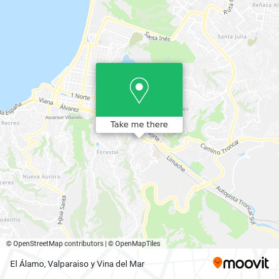 El Álamo map