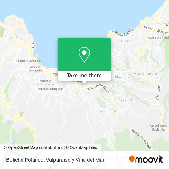 Boliche Polanco map