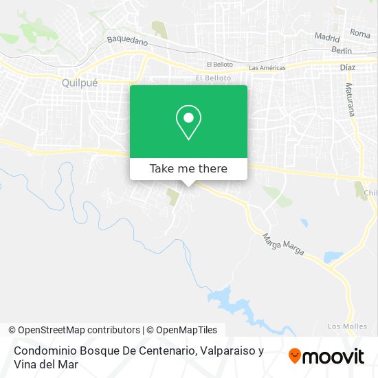 Condominio Bosque De Centenario map