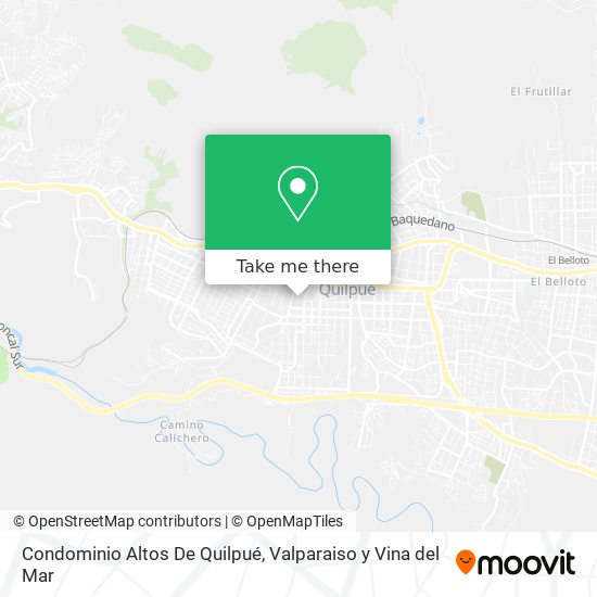 Condominio Altos De Quilpué map