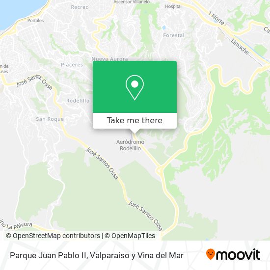 Parque Juan Pablo II map