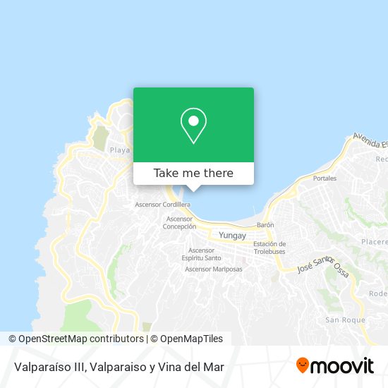 Valparaíso III map