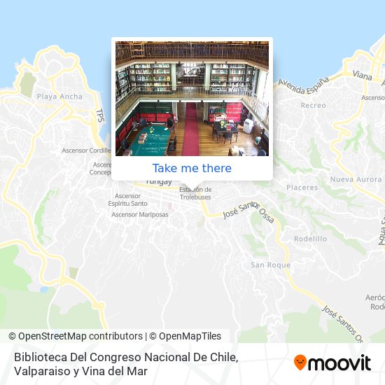 Biblioteca Del Congreso Nacional De Chile map