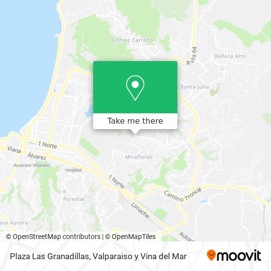 Plaza Las Granadillas map