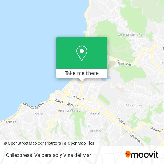 Chilexpress map