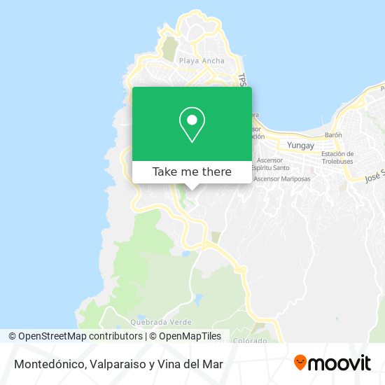 Montedónico map