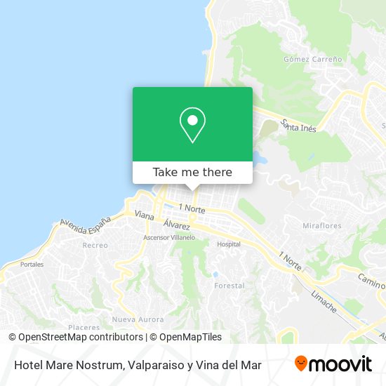 Mapa de Hotel Mare Nostrum