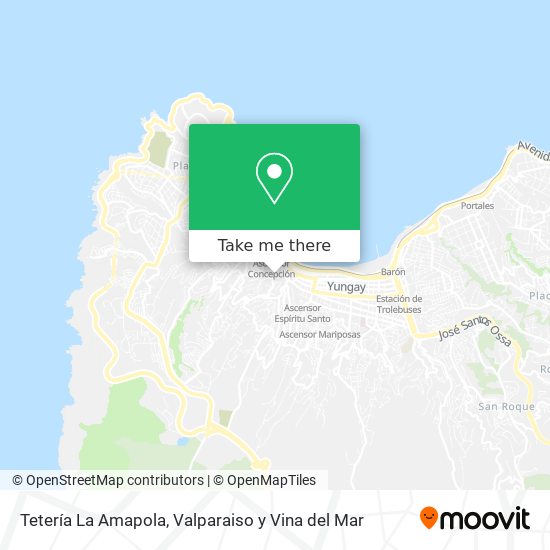 Mapa de Tetería La Amapola
