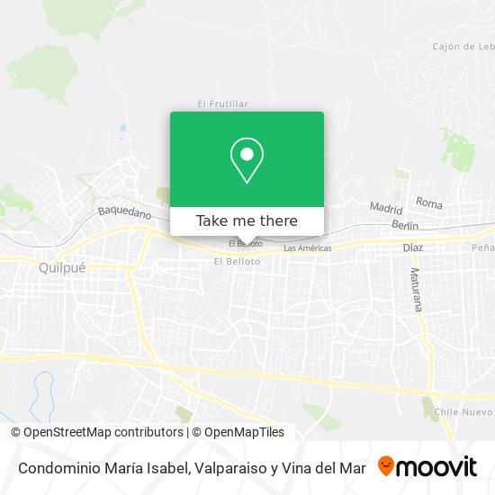 Condominio María Isabel map