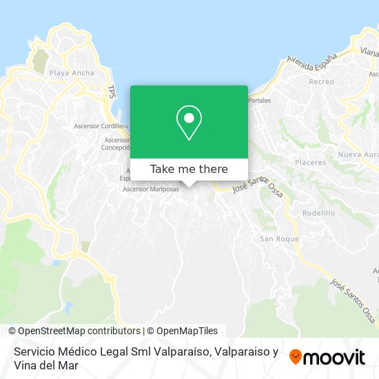 Servicio Médico Legal Sml Valparaíso map