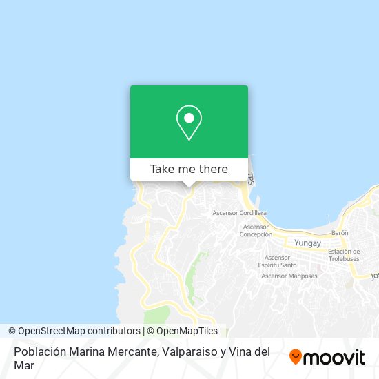 Mapa de Población Marina Mercante