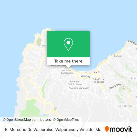 El Mercurio De Valparaíso map