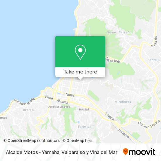 Alcalde Motos - Yamaha map