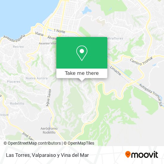 Las Torres map