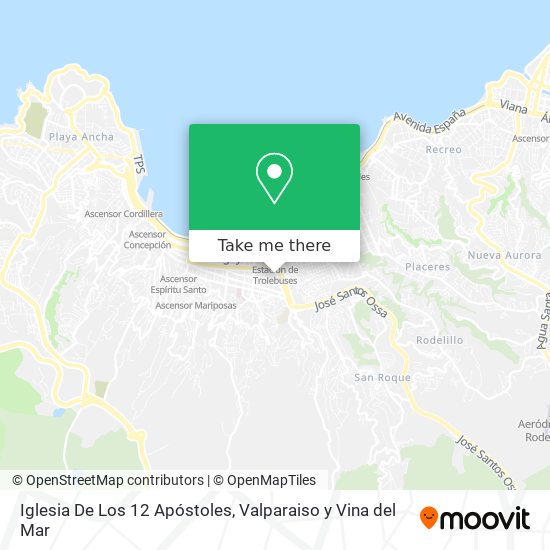 Iglesia De Los 12 Apóstoles map