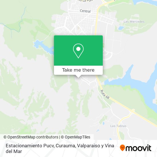 Mapa de Estacionamiento Pucv, Curauma