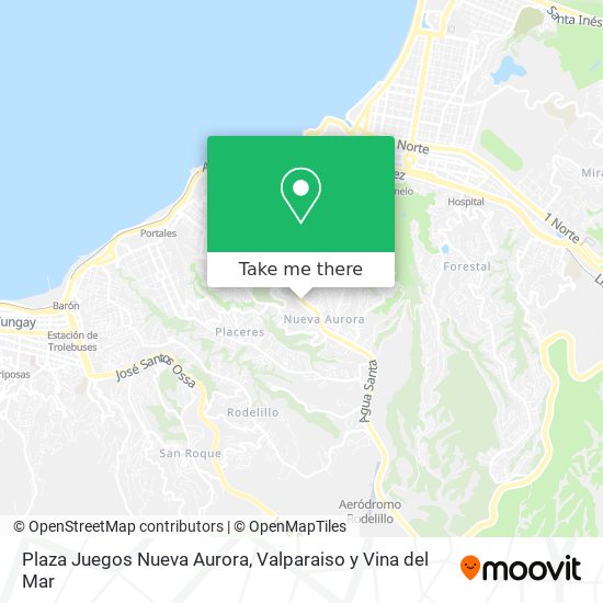 Plaza Juegos Nueva Aurora map